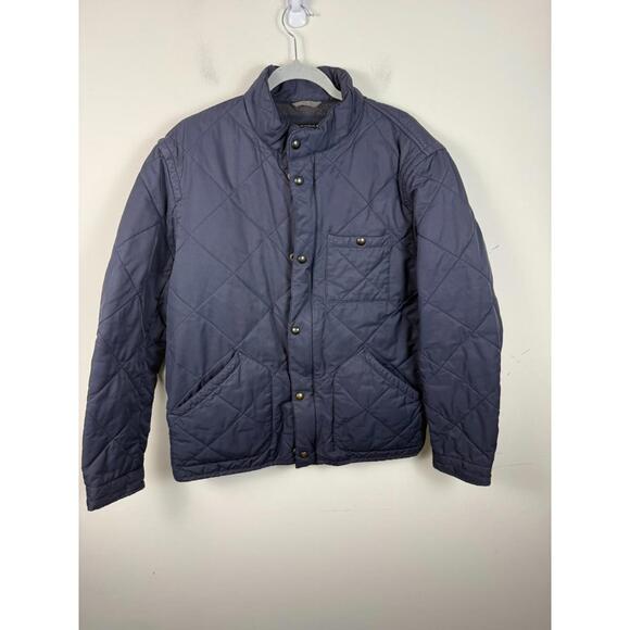J. Crew Other - JCrew Sussex Quilted Jacket Chore Barn Field Jacket Large Navy Blue